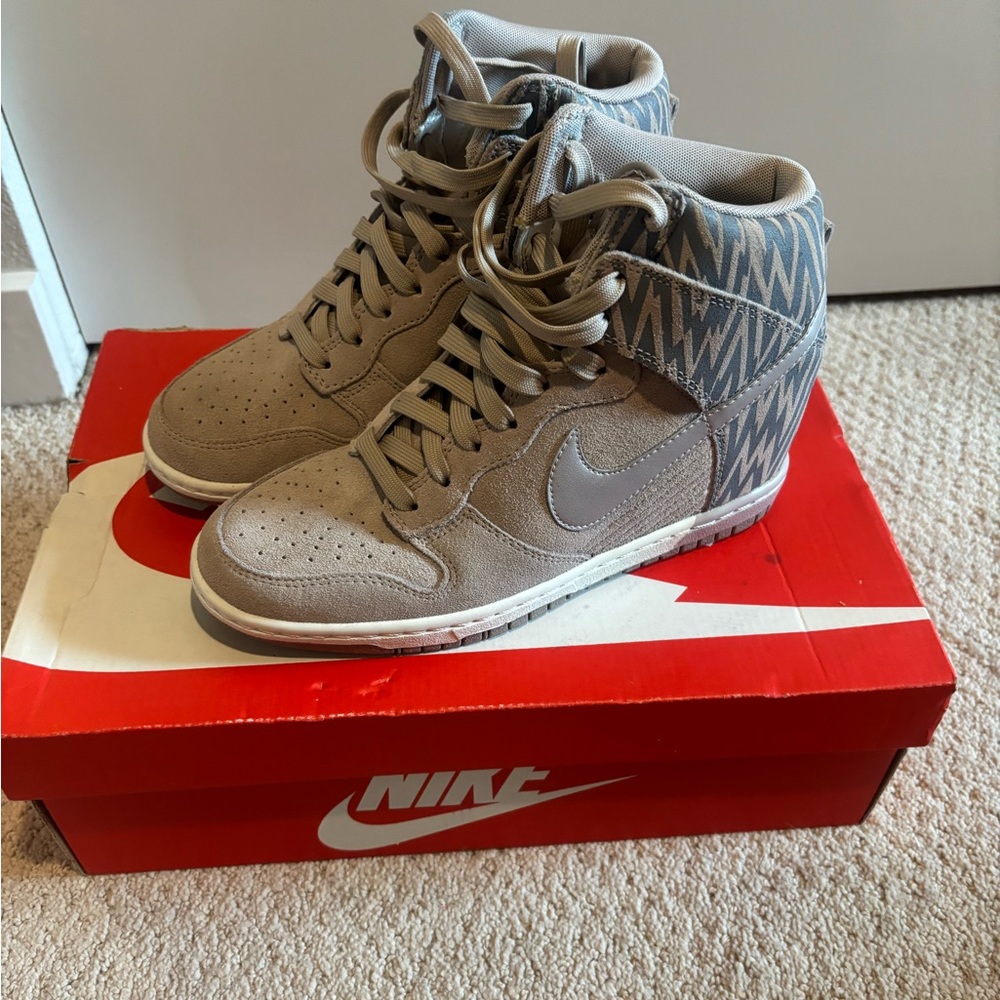 Nike high top dunk wedges